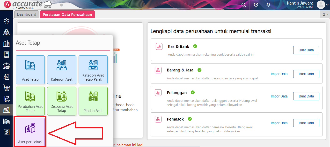 Fitur Aset Perlokasi Accurate Online